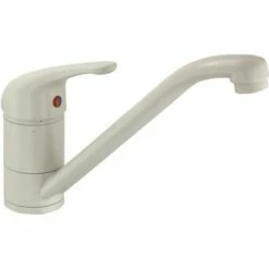 EUROSANIT Mitigeur D'évier Tilt Blanc Moucheté