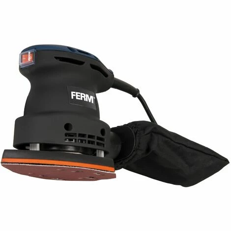 FERM PSM1013 Ponceuse à Paume 220W - Patin De Ponçage Avec Velcro - Incl. Sac à Poussière, Coffret Et 10 Papiers Abrasifs (G80 & G120) 3 FERM PSM1013 Ponceuse à Paume 220W - Patin De Ponçage Avec Velcro - Incl. Sac à Poussière, Coffret Et 10 Papiers Abrasifs (G80 & G120)
