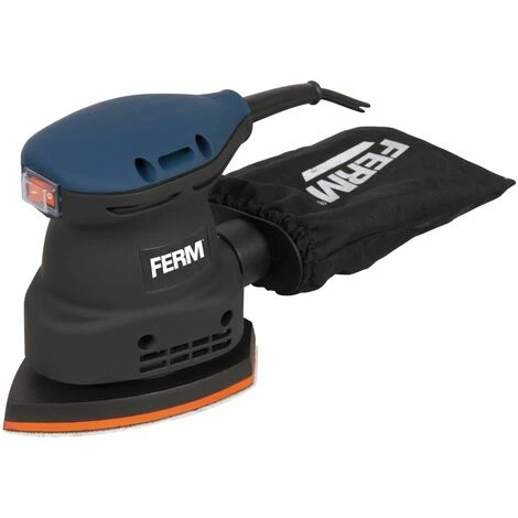 FERM PSM1013 Ponceuse à Paume 220W - Patin De Ponçage Avec Velcro - Incl. Sac à Poussière, Coffret Et 10 Papiers Abrasifs (G80 & G120) 6 FERM PSM1013 Ponceuse à Paume 220W - Patin De Ponçage Avec Velcro - Incl. Sac à Poussière, Coffret Et 10 Papiers Abrasifs (G80 & G120) – Image 4