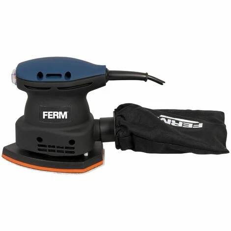 FERM PSM1013 Ponceuse à Paume 220W - Patin De Ponçage Avec Velcro - Incl. Sac à Poussière, Coffret Et 10 Papiers Abrasifs (G80 & G120) 7 FERM PSM1013 Ponceuse à Paume 220W - Patin De Ponçage Avec Velcro - Incl. Sac à Poussière, Coffret Et 10 Papiers Abrasifs (G80 & G120) – Image 5