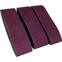 FERM BSA1013 Bandes Abrasives K60 K100 K120 3 Pcs. 75x533m